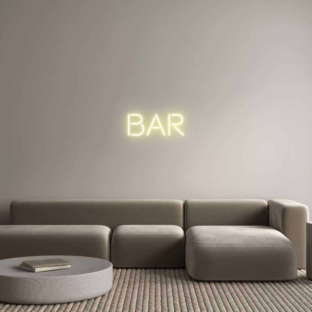 Neonflex® Bar Neonflex | Avisos en Neónflex | avisos personalizados en neonled