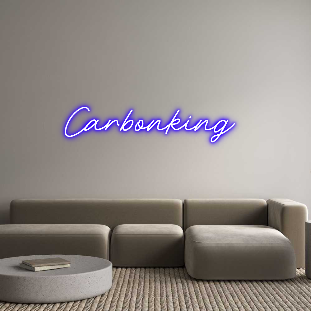 Neonflex® Carbonking Neonflex | Avisos en Neónflex | avisos personalizados en neonled