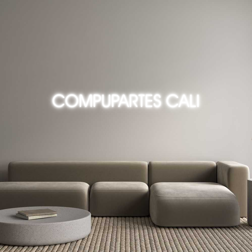 Neonflex® COMPUPARTES C... Neonflex | Avisos en Neónflex | avisos personalizados en neonled
