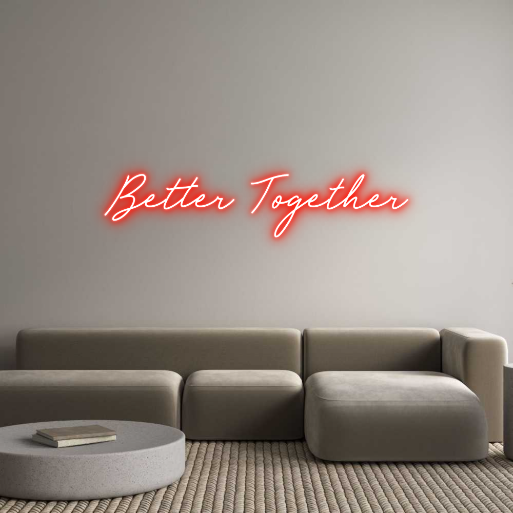 Neonflex® Better Together Neonflex | Avisos en Neónflex | avisos personalizados en neonled