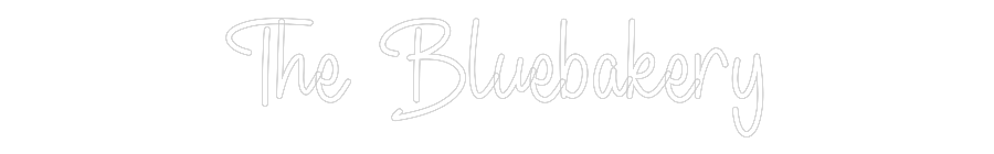 Neonflex® The Bluebakery Neonflex | Avisos en Neónflex | avisos personalizados en neonled