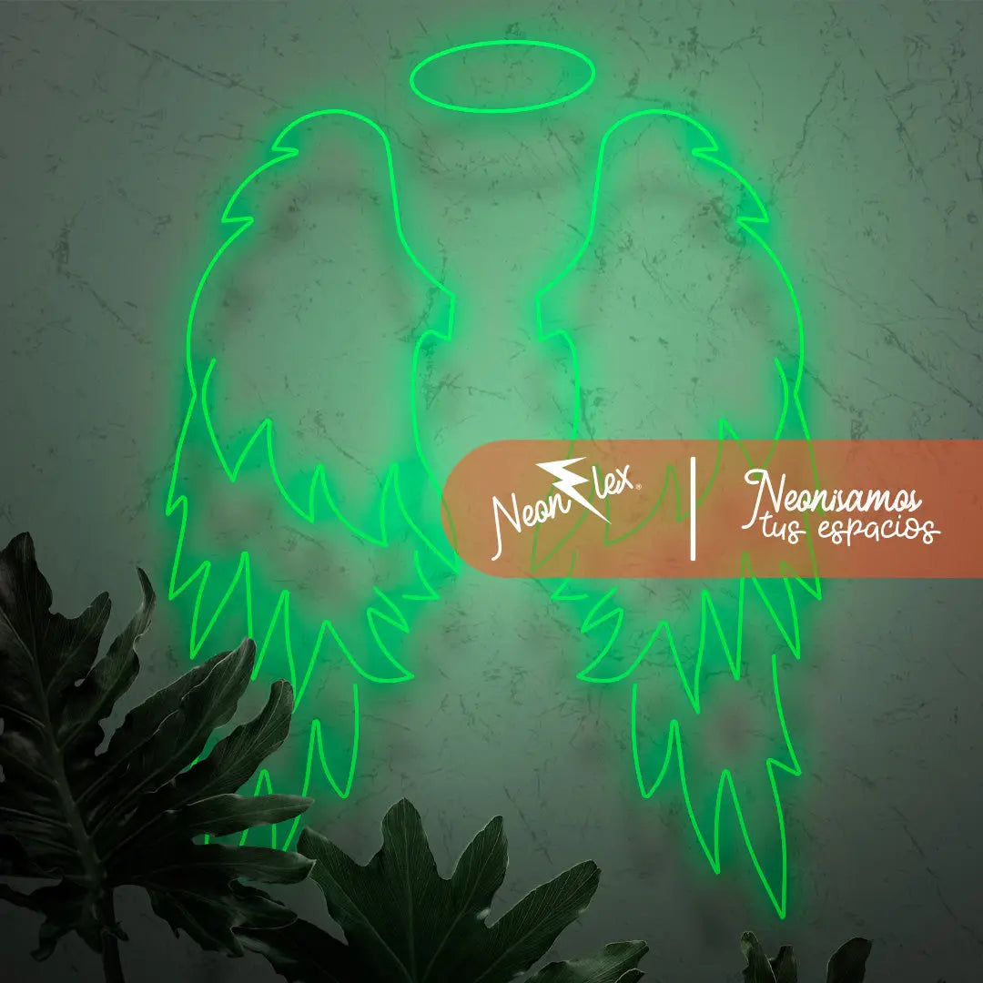 Alas Angel en neon 100X77 cm My Store