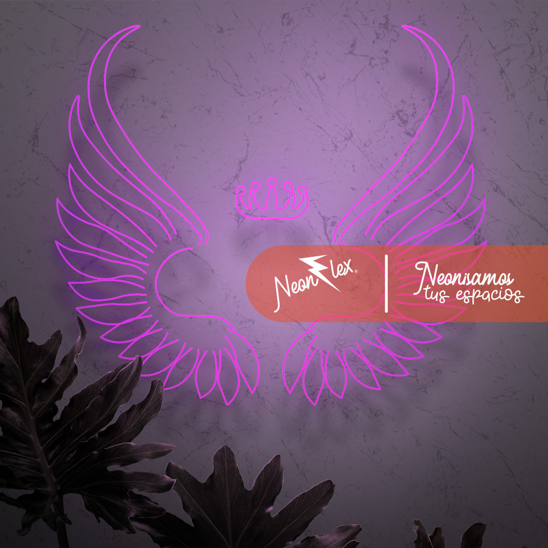 Alas Princesa en neon 110x97 cm My Store