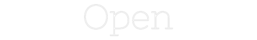 Neonflex® Open Neonflex | Avisos en Neónflex | avisos personalizados en neonled