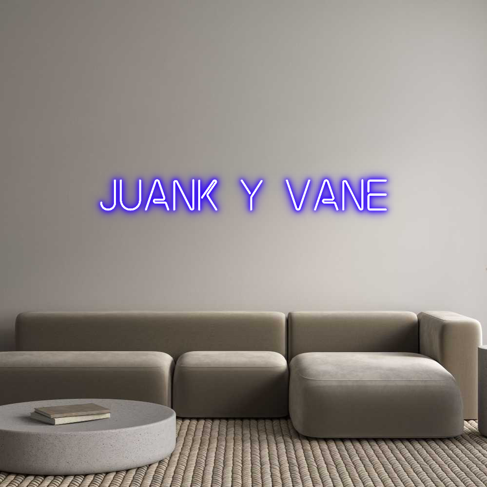 Neonflex® Juank y Vane Neonflex | Avisos en Neónflex | avisos personalizados en neonled