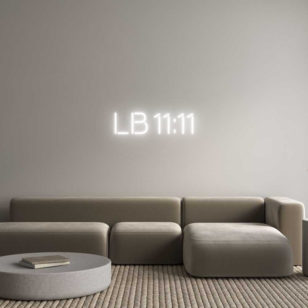 Neonflex® LB 11:11 Neonflex | Avisos en Neónflex | avisos personalizados en neonled