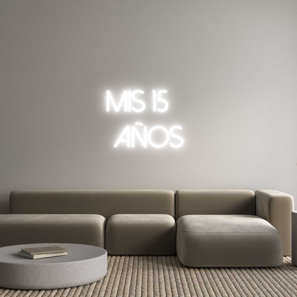 Neonflex® mis 15
años Neonflex | Avisos en Neónflex | avisos personalizados en neonled