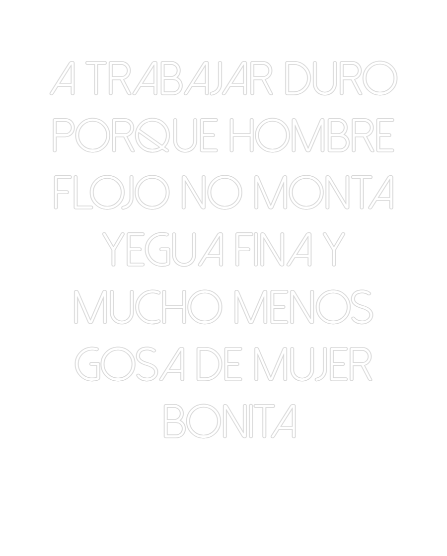 Neonflex® A trabajar du... Neonflex | Avisos en Neónflex | avisos personalizados en neonled