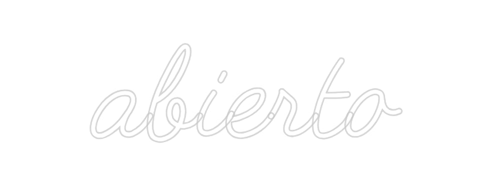 Neonflex® abierto Neonflex | Avisos en Neónflex | avisos personalizados en neonled