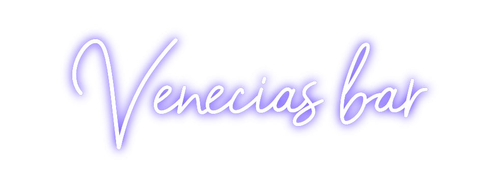 Neonflex® Venecias bar Neonflex | Avisos en Neónflex | avisos personalizados en neonled