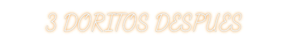 Neonflex® 3 DORITOS DES... Neonflex | Avisos en Neónflex | avisos personalizados en neonled