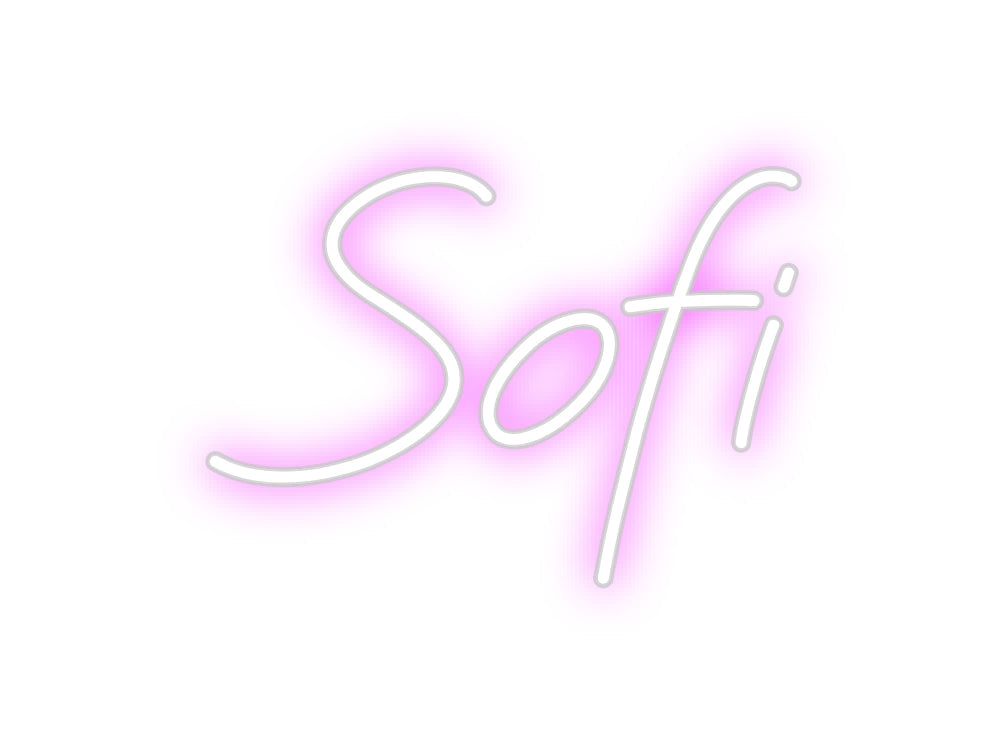 Neonflex® Sofi Neonflex | Avisos en Neónflex | avisos personalizados en neonled