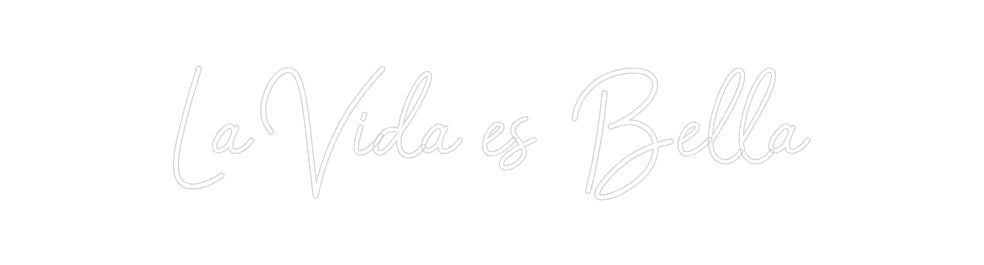 Neonflex® La Vida es B... Neonflex | Avisos en Neónflex | avisos personalizados en neonled
