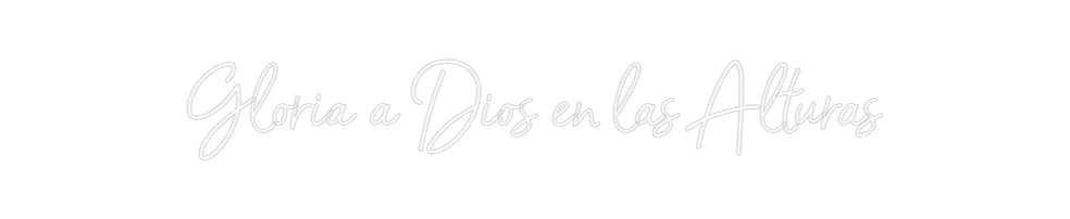 Neonflex® Gloria a Dios... Neonflex | Avisos en Neónflex | avisos personalizados en neonled