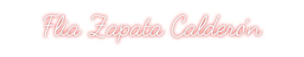 Neonflex® Flia Zapata C... Neonflex | Avisos en Neónflex | avisos personalizados en neonled