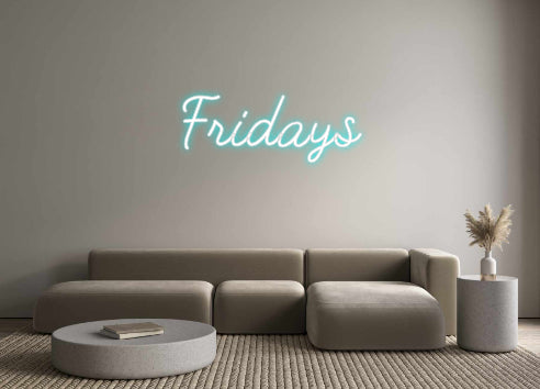 Neonflex® Fridays Neonflex | Avisos en Neónflex | avisos personalizados en neonled