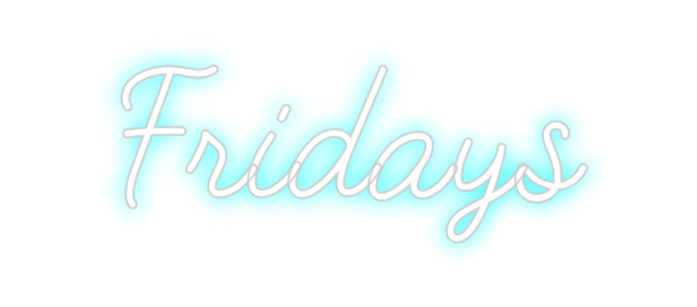 Neonflex® Fridays Neonflex | Avisos en Neónflex | avisos personalizados en neonled