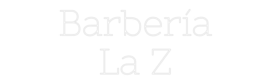 Neonflex® Barbería
La Z Neonflex | Avisos en Neónflex | avisos personalizados en neonled