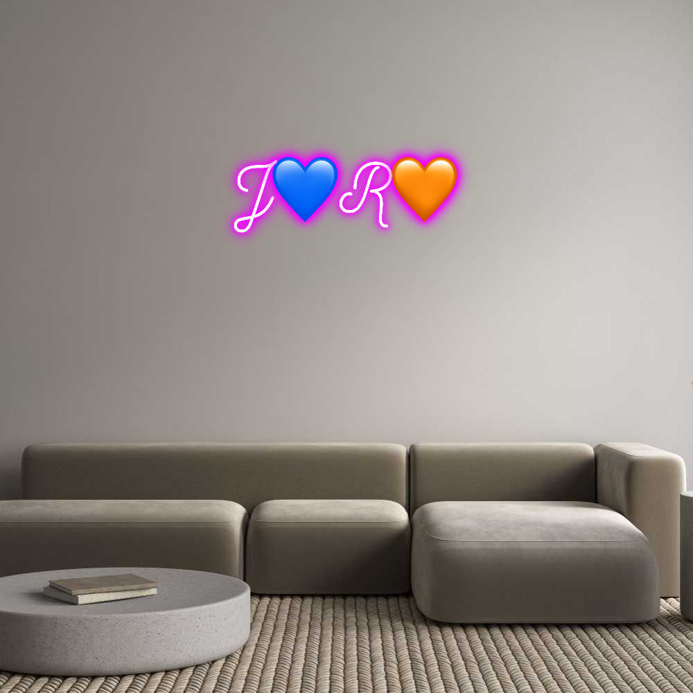 Neonflex® J💙R🧡 Neonflex | Avisos en Neónflex | avisos personalizados en neonled