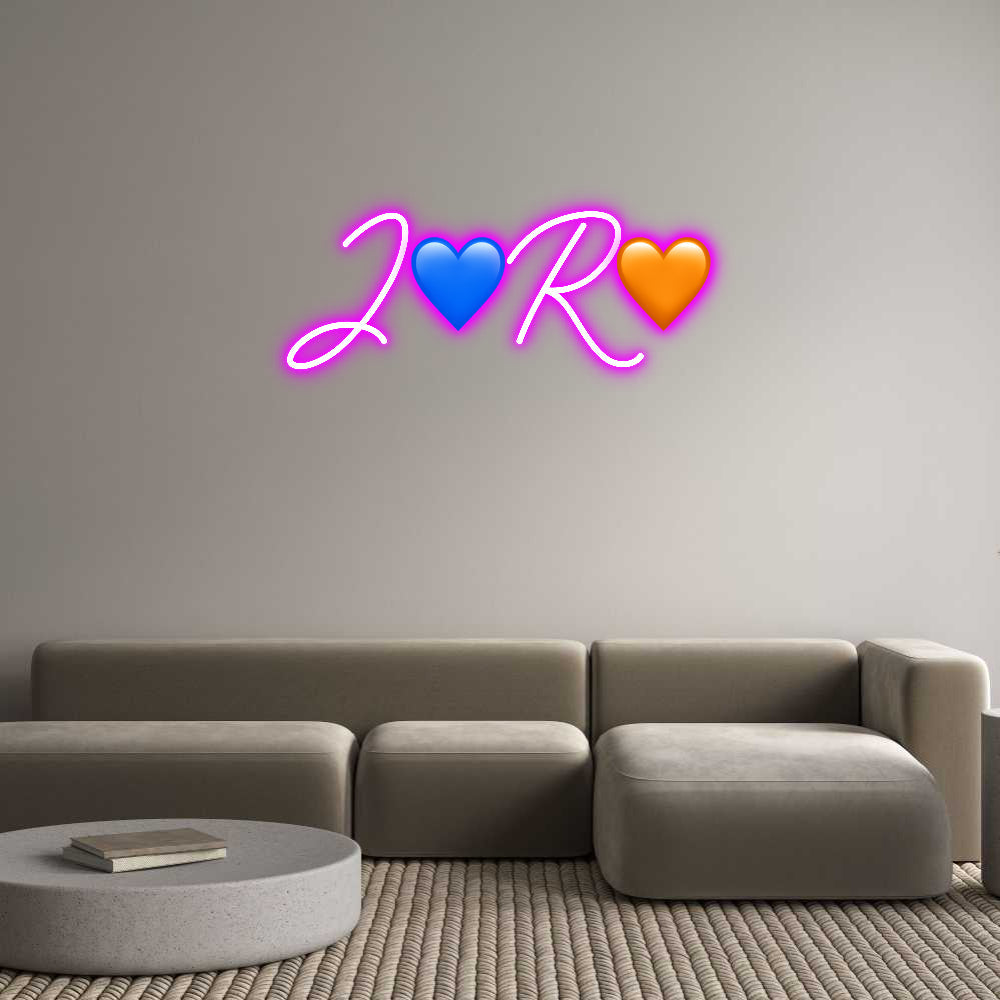 Neonflex® J💙R🧡 Neonflex | Avisos en Neónflex | avisos personalizados en neonled