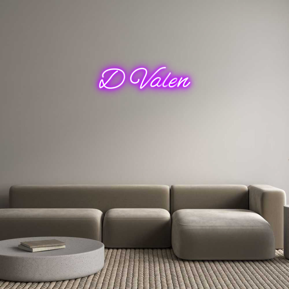 Neonflex® D Valen Neonflex | Avisos en Neónflex | avisos personalizados en neonled