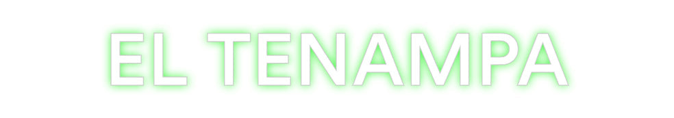 Neonflex® EL TENAMPA Neonflex | Avisos en Neónflex | avisos personalizados en neonled