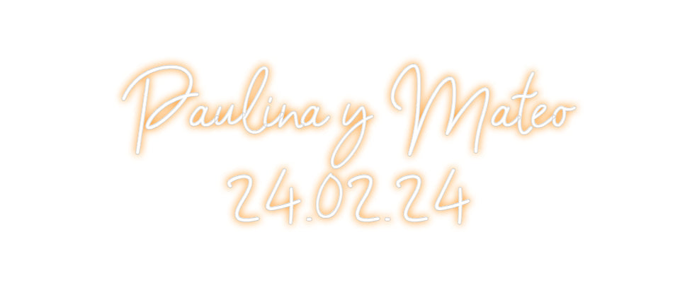 Neonflex® Paulina y Mat... Neonflex | Avisos en Neónflex | avisos personalizados en neonled