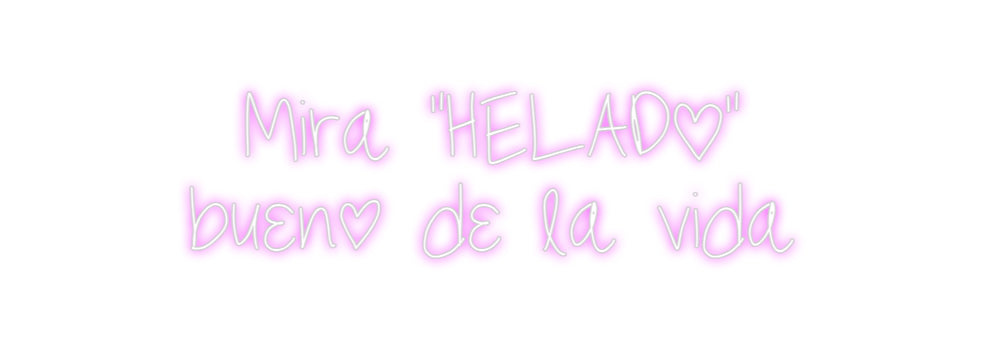 Neonflex® Mira "HELADO"... Neonflex | Avisos en Neónflex | avisos personalizados en neonled