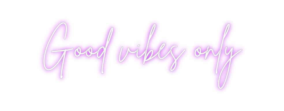 Neonflex® Good vibes on... Neonflex | Avisos en Neónflex | avisos personalizados en neonled