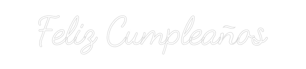 Neonflex® Feliz Cumplea... Neonflex | Avisos en Neónflex | avisos personalizados en neonled