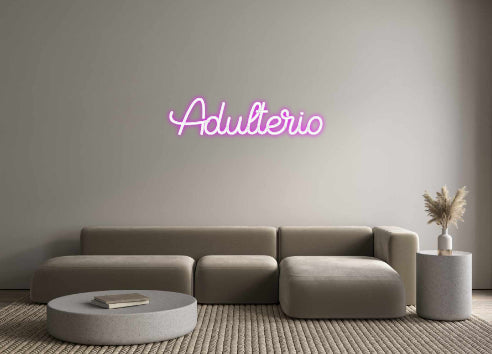 Neonflex® Adulterio Neonflex | Avisos en Neónflex | avisos personalizados en neonled