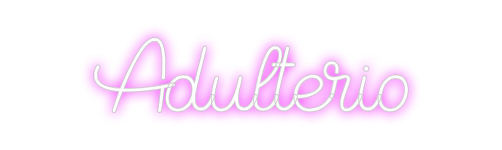 Neonflex® Adulterio Neonflex | Avisos en Neónflex | avisos personalizados en neonled