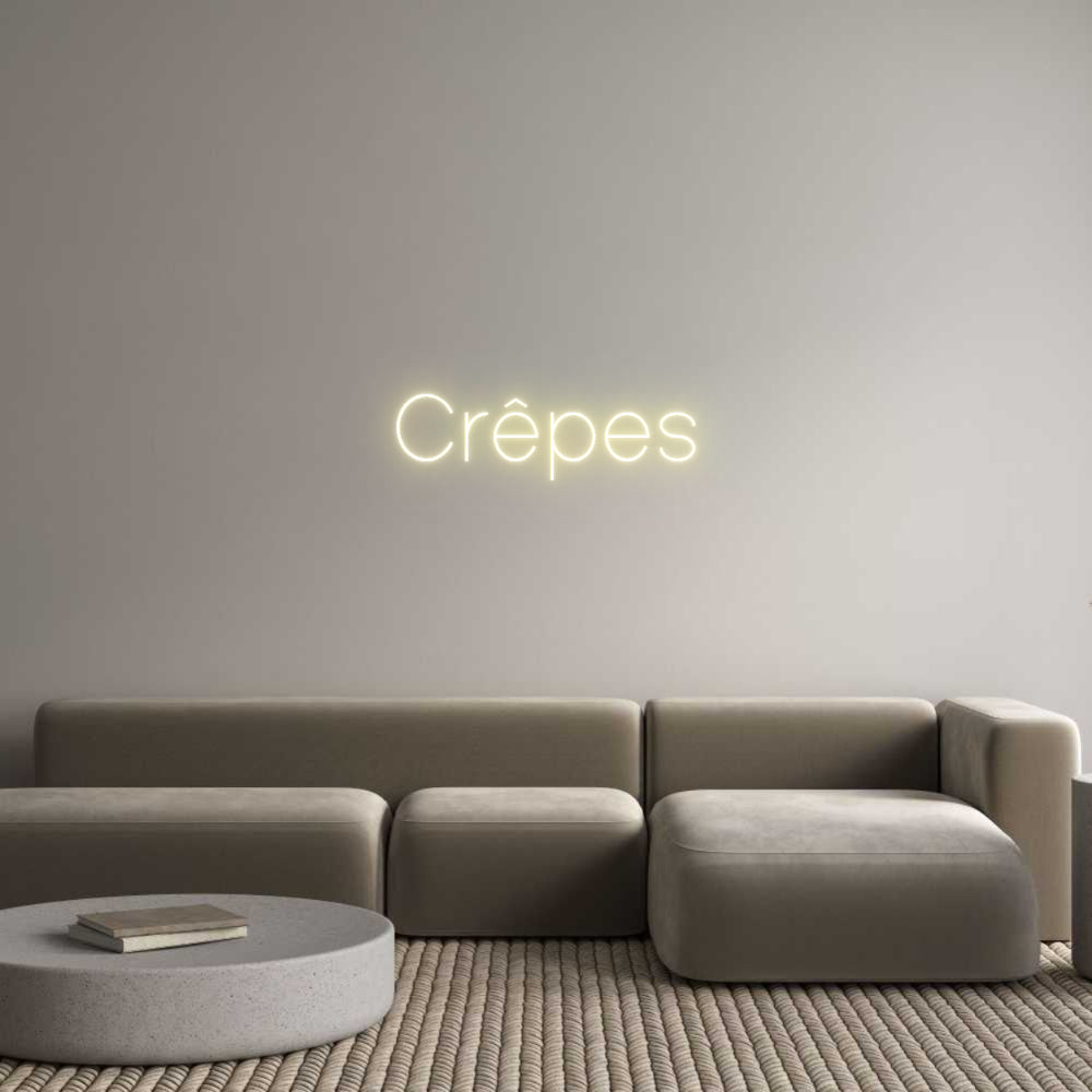 Neonflex® Crêpes Neonflex | Avisos en Neónflex | avisos personalizados en neonled
