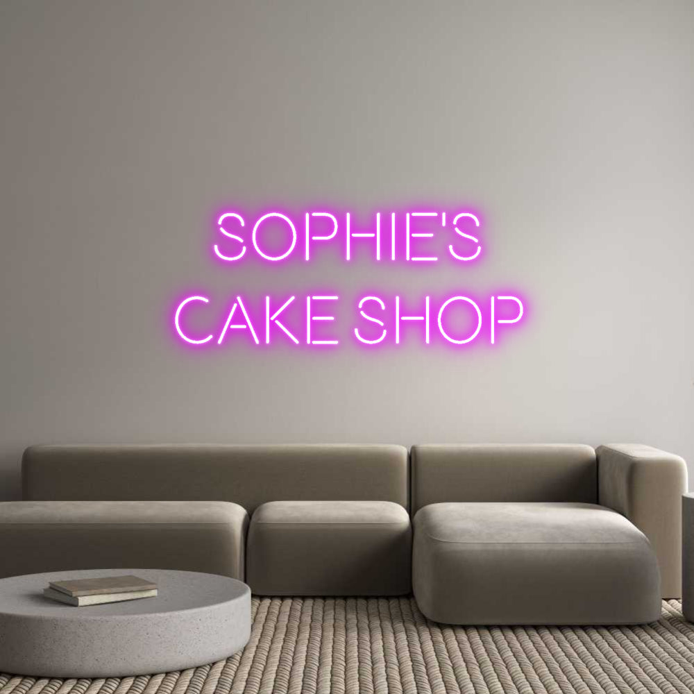 Neonflex® Sophie's
Cak... Neonflex | Avisos en Neónflex | avisos personalizados en neonled