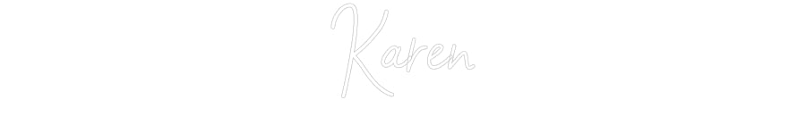 Neonflex® Karen Neonflex | Avisos en Neónflex | avisos personalizados en neonled