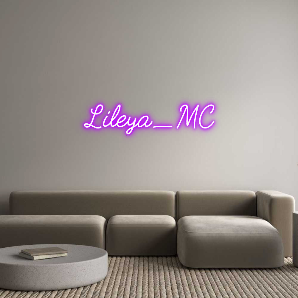 Neonflex® Lileya_MC Neonflex | Avisos en Neónflex | avisos personalizados en neonled