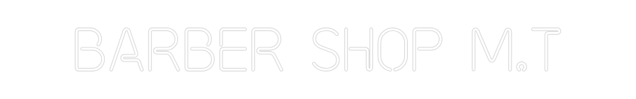 Neonflex® Barber shop M.T