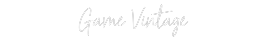 Neonflex® Game Vintage