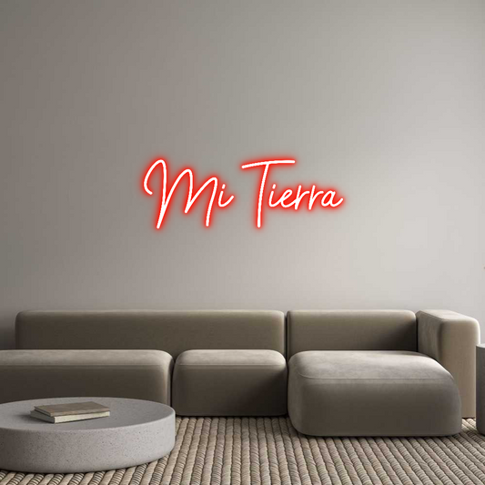 Neonflex® Mi Tierra Neonflex | Avisos en Neónflex | avisos personalizados en neonled