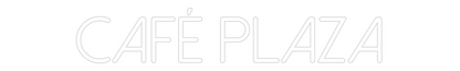 Neonflex® CAFÉ PLAZA Neonflex | Avisos en Neónflex | avisos personalizados en neonled
