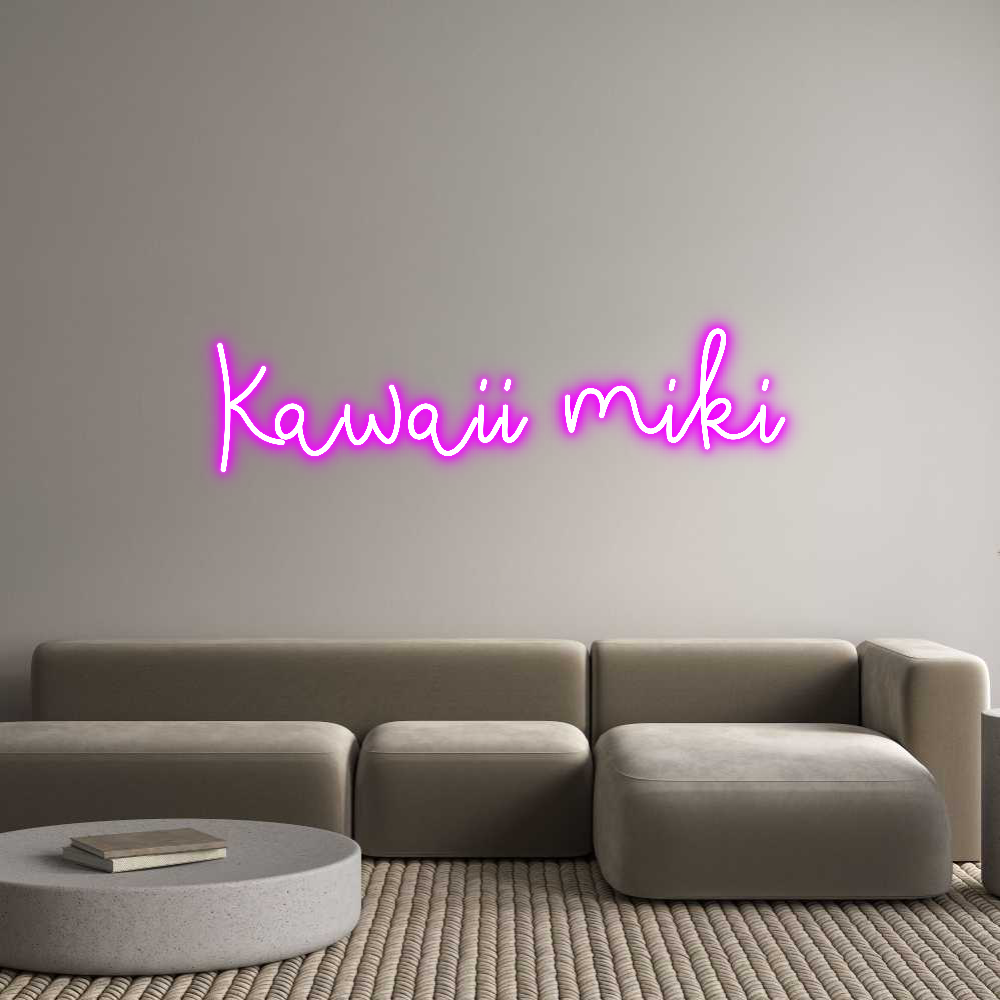 Neonflex® Kawaii miki Neonflex | Avisos en Neónflex | avisos personalizados en neonled