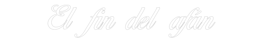 Neonflex® El fin del af... Neonflex | Avisos en Neónflex | avisos personalizados en neonled