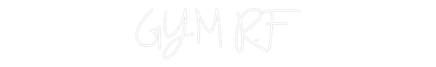 Neonflex® GYM R.F Neonflex | Avisos en Neónflex | avisos personalizados en neonled