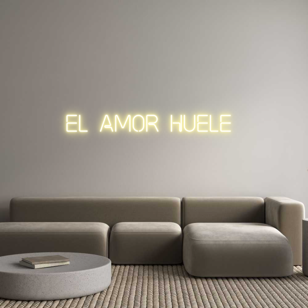 Neonflex® El amor huele Neonflex | Avisos en Neónflex | avisos personalizados en neonled