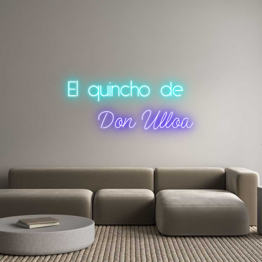 Neonflex® El quincho de... Neonflex | Avisos en Neónflex | avisos personalizados en neonled