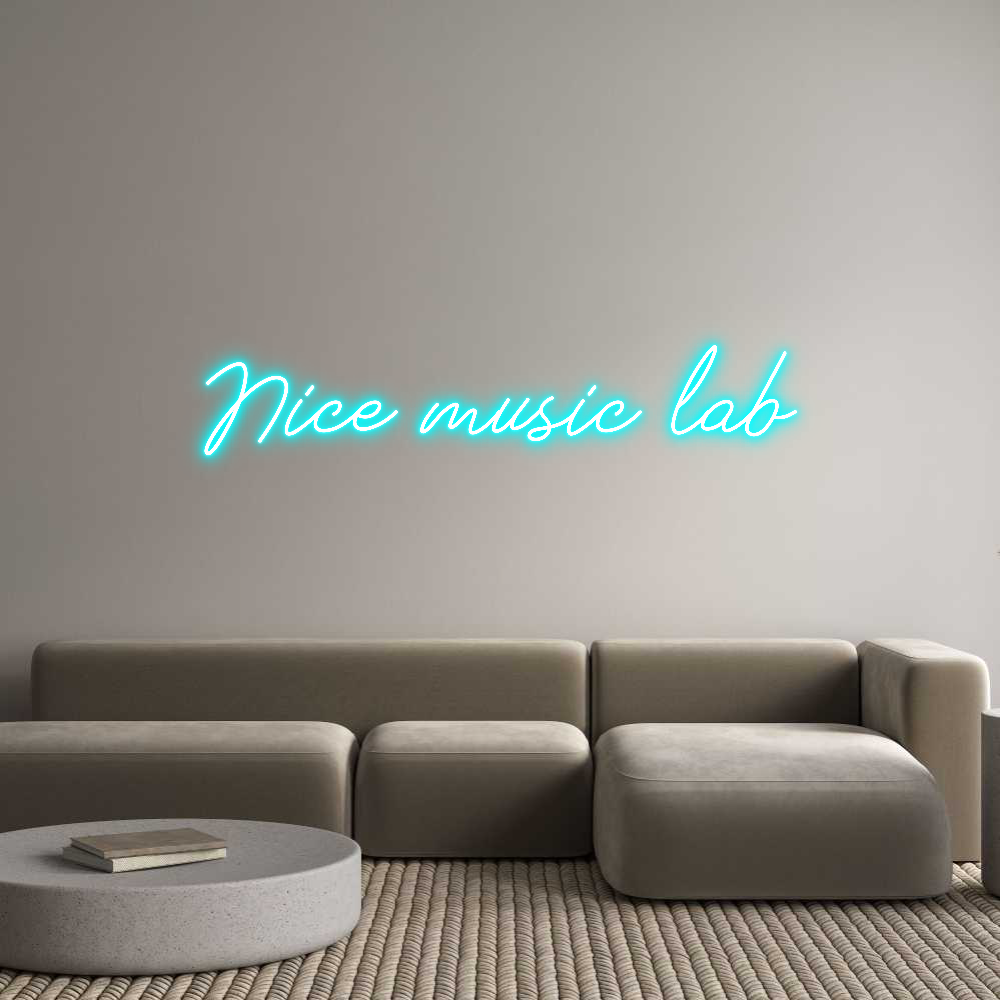 Neonflex® Nice music lab Neonflex | Avisos en Neónflex | avisos personalizados en neonled