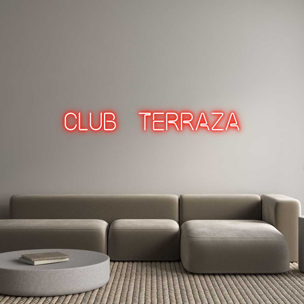 Neonflex® Club  terraza Neonflex | Avisos en Neónflex | avisos personalizados en neonled