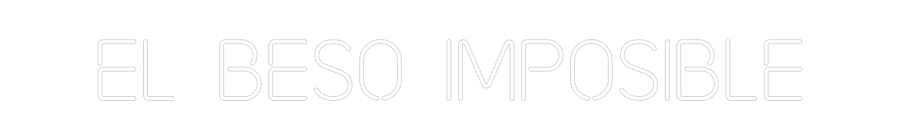 Neonflex® El beso impos... Neonflex | Avisos en Neónflex | avisos personalizados en neonled