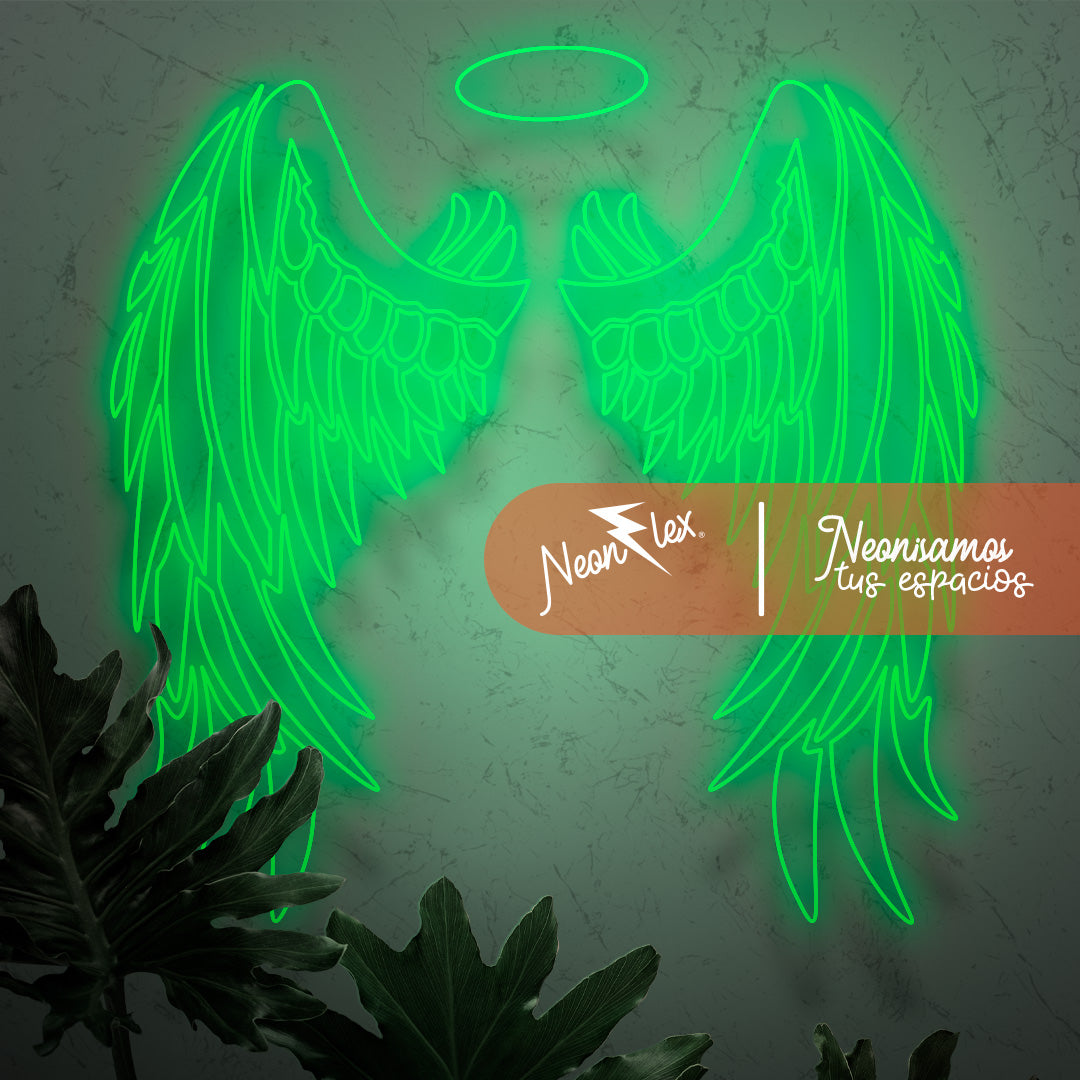 Alas Aracangel en Neon 150X150 cm