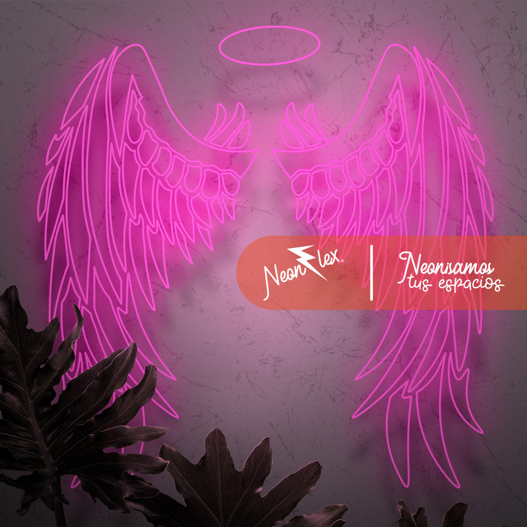 Alas Aracangel en Neon 150X150 cm